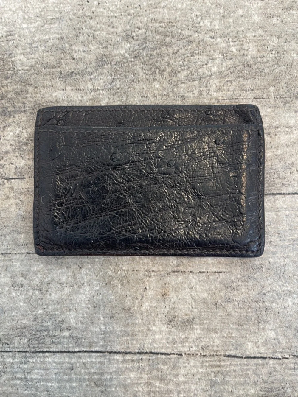 Gucci Mens Leather Card Holder Wallet